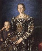 Agnolo Bronzino Portrait of Eleonora of Toledo with Her Son Giovanni de'Medici Germany oil painting artist